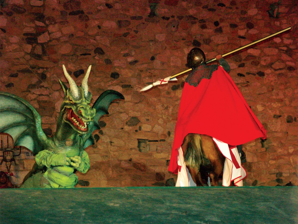 Sant Jordi en de draak Montblanc