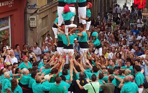 Menselijke toren in Tarragona