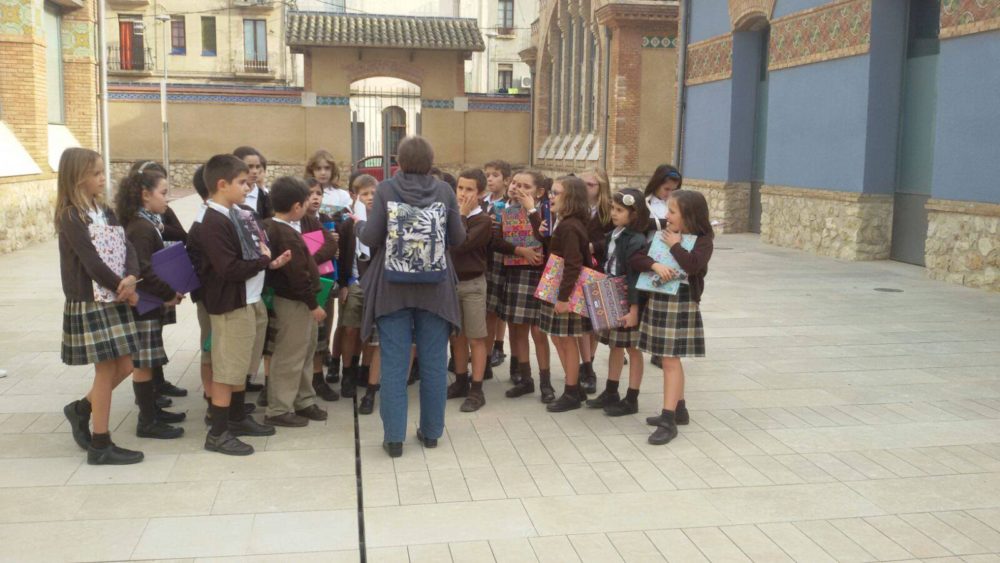 Op excursie met school in Spanje