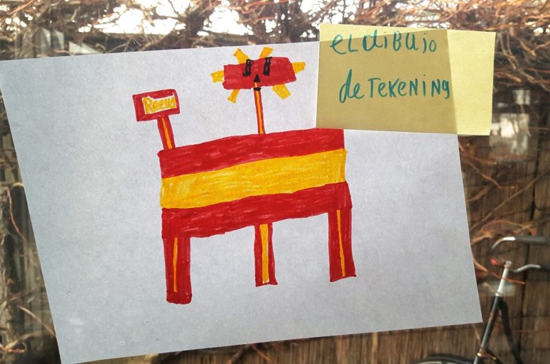 Spaans leren voor kinderen tekenen